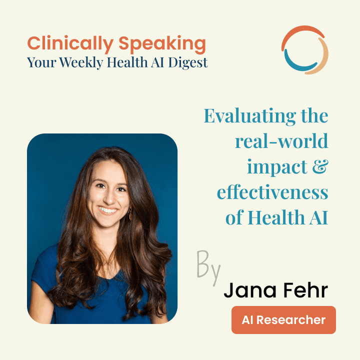 Evaluating the real-world impact & effectiveness of Health AI